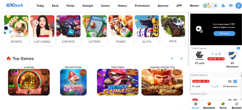 Giao diện đăng nhập tài khoản 8xbet với tên người dùng và mật khẩu
